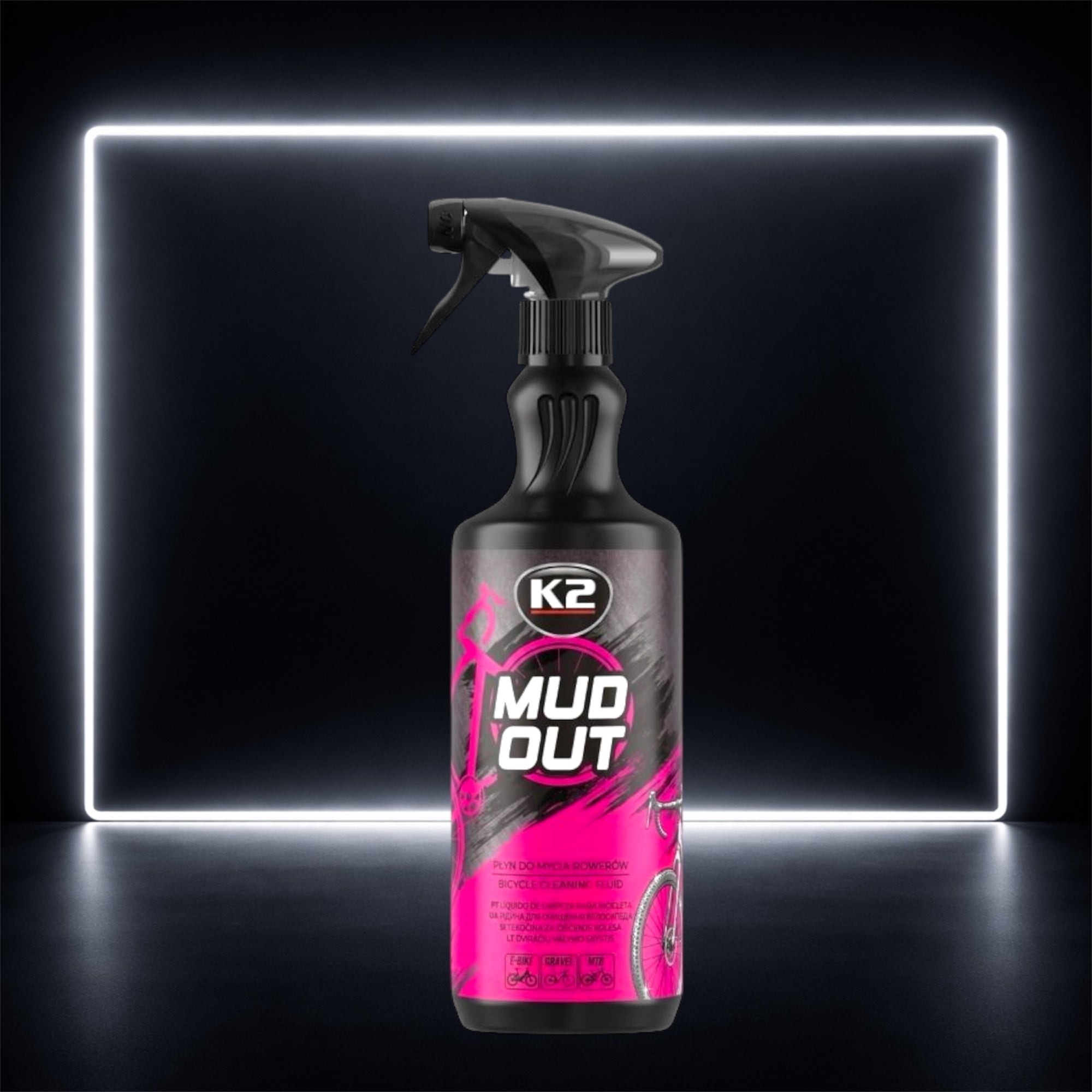K2 MUD OUT 1L – Limpeza Profissional para Bicicletas e Motas de Cross