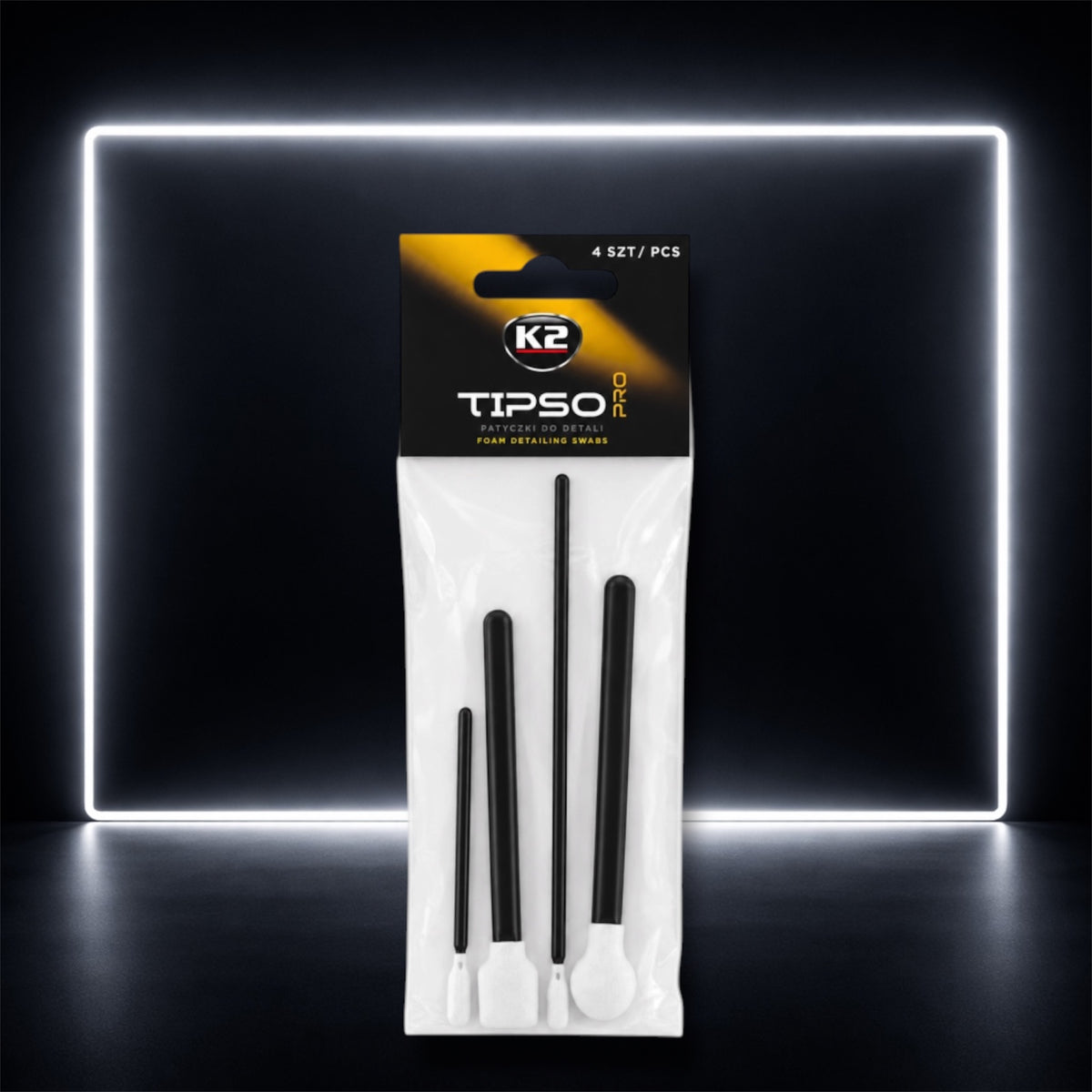 K2 Tipso Pro – Kit de Aplicadores de Precisão em Espuma | 4 Peças