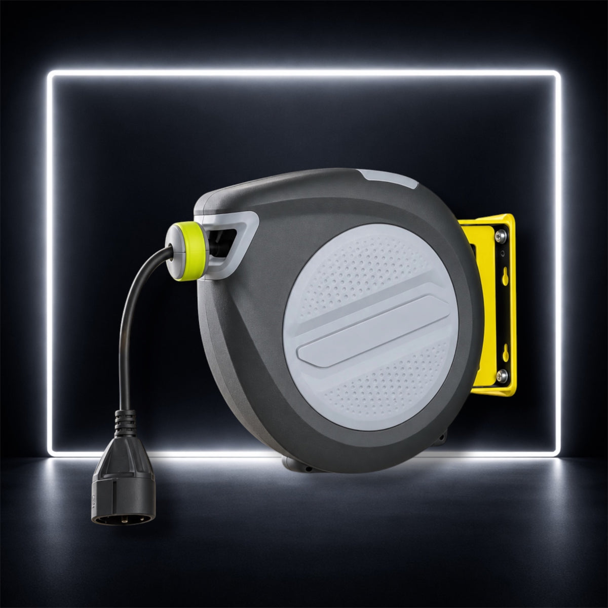 Enrolador Elétrico Automático 20 m Benson Tools — Mais Alcance, Arrumação Sem Esforço