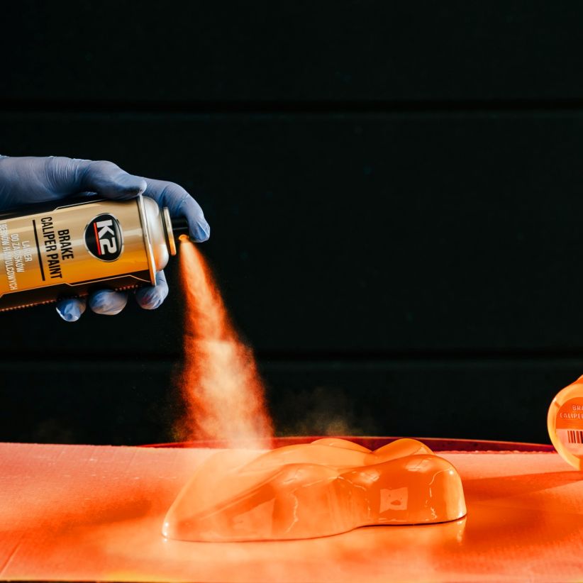 Tinta em Spray Laranja para Pinças de Travão | Alta Resistência | 400ml