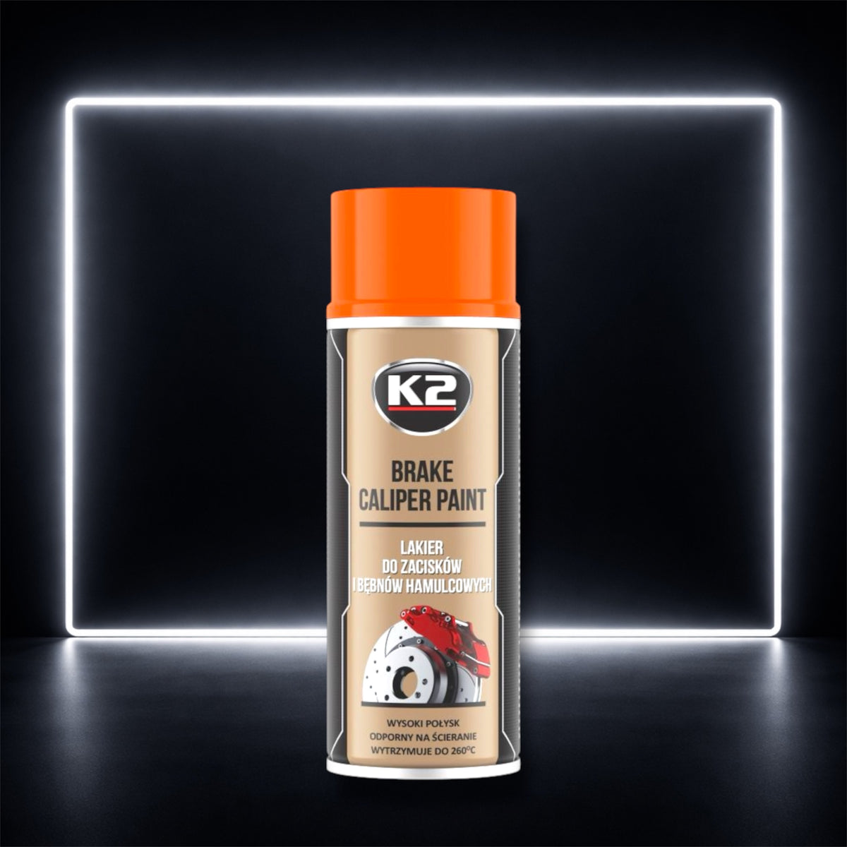 Tinta em Spray Laranja para Pinças de Travão | Alta Resistência | 400ml
