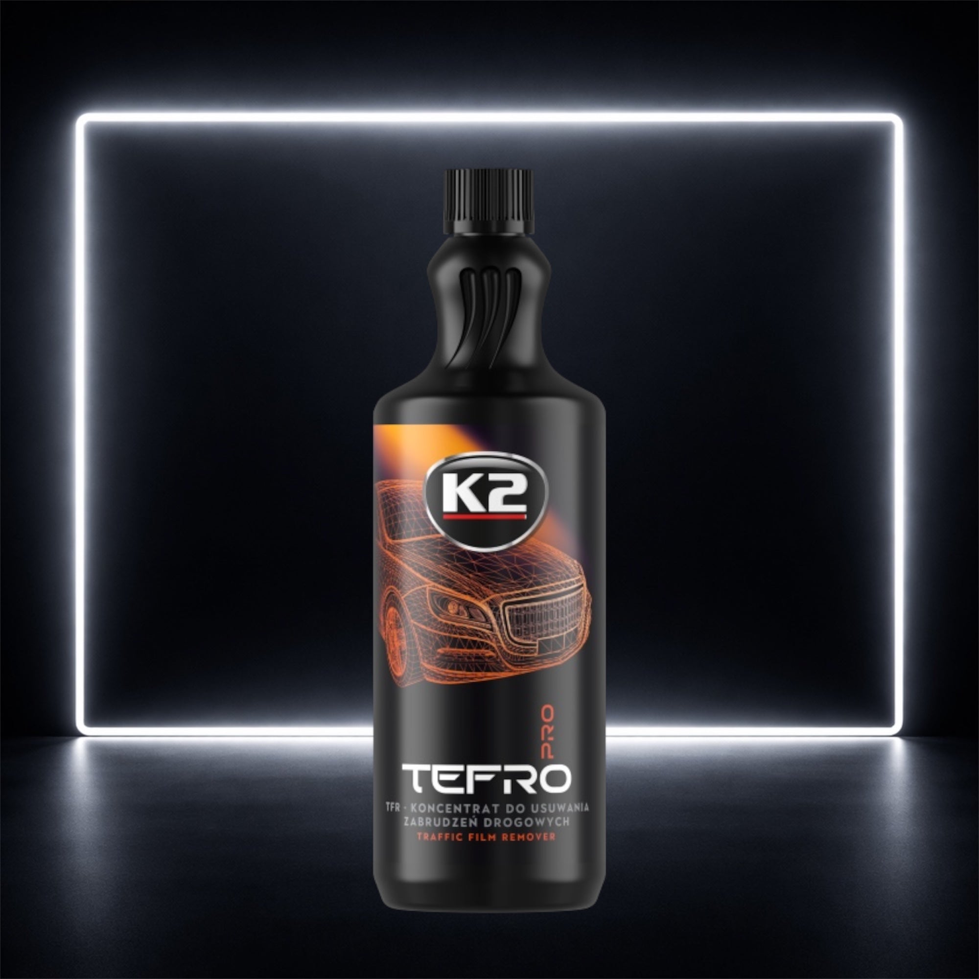 K2 TEFRO PRO 1L – Desengordurante e Pré-Lavagem Profissional para Limpeza Automóvel