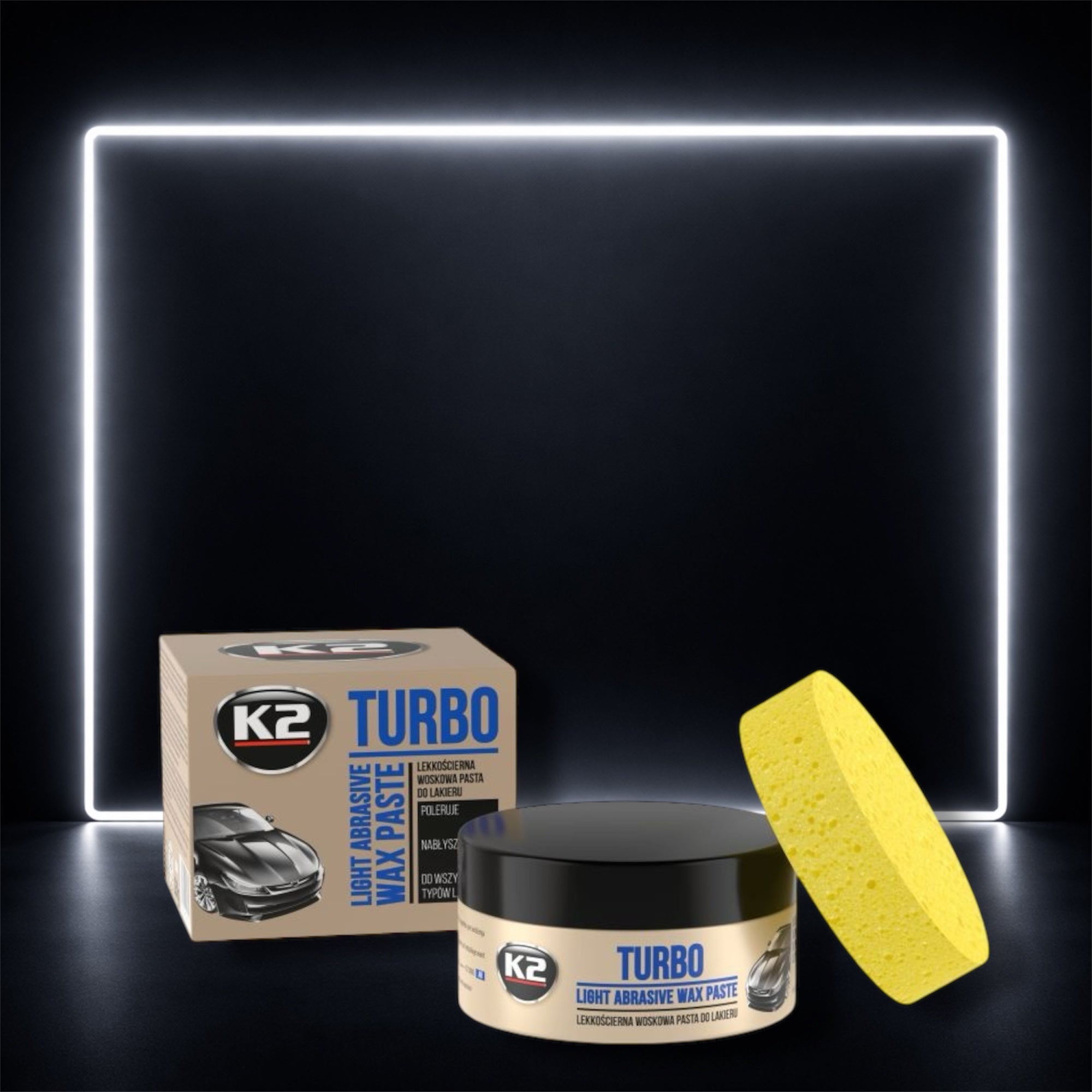K2 TURBO – Cera em Pasta com Tecnologia de Nanopartículas para Brilho Profundo e Proteção