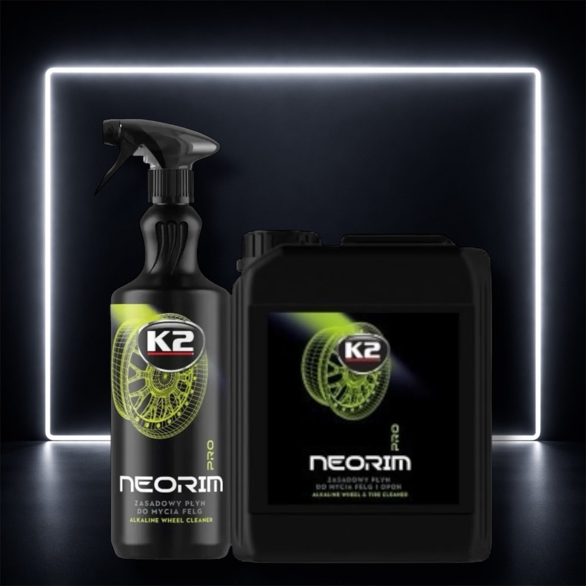 K2 NEORIM – Limpeza Profunda para Rodas, Pneus e Cavas com Fórmula Alcalina Segura