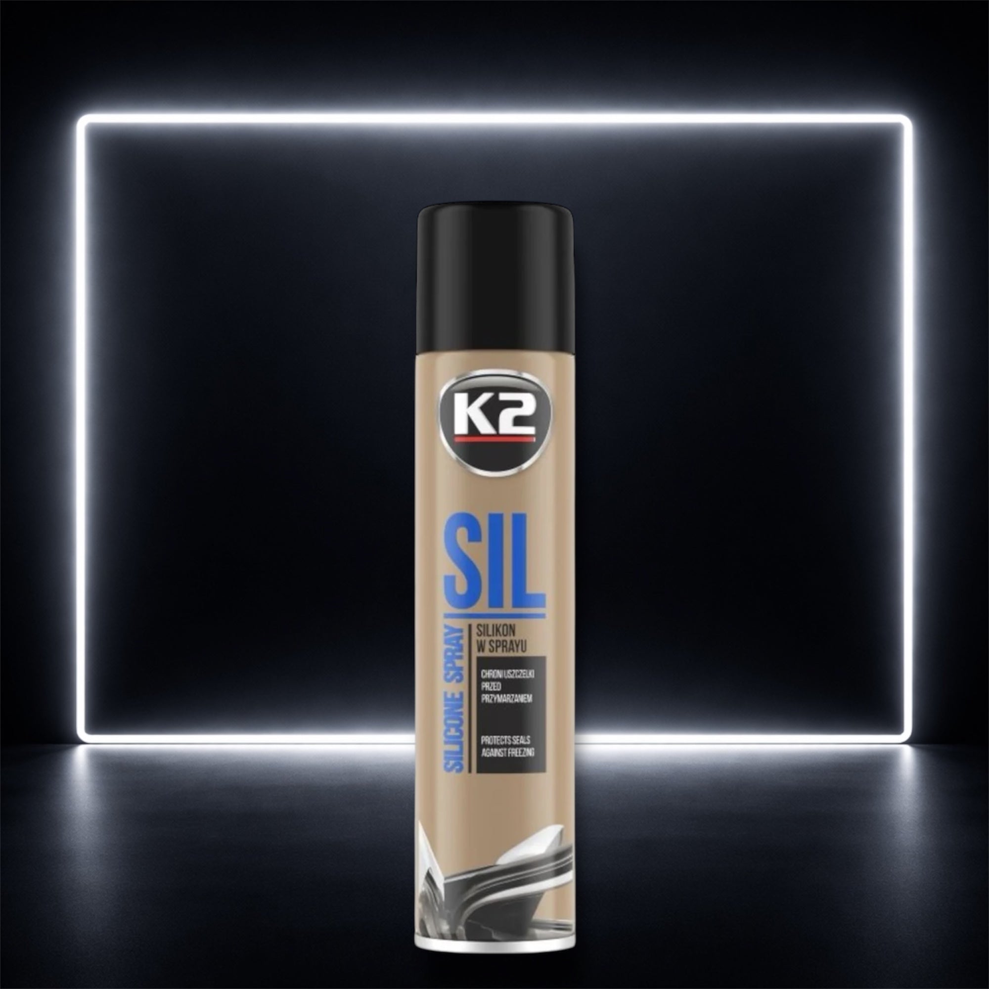 K2 SIL 300 ml – Spray de Silicone Profissional para Protecção e Lubrificação