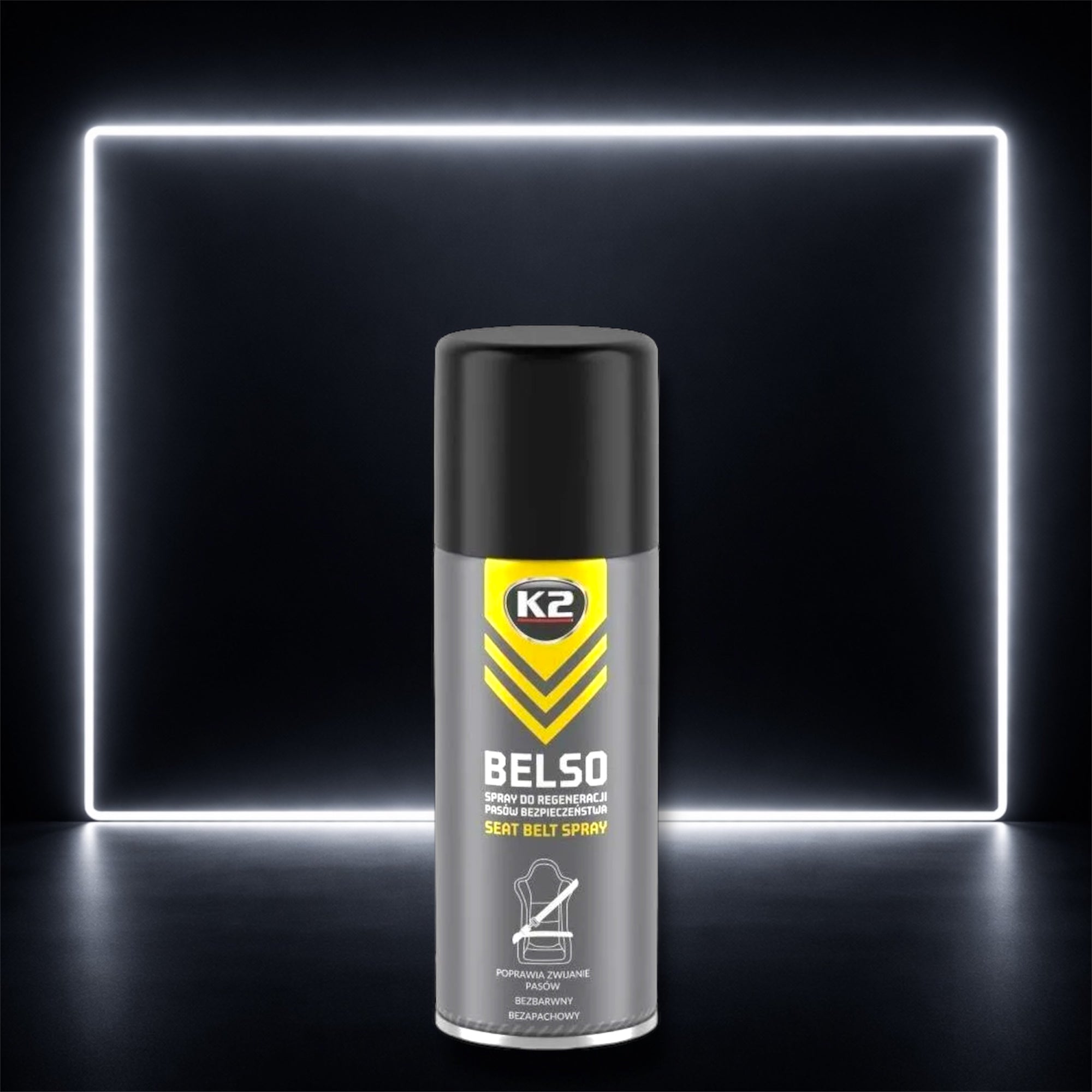 K2 BELSO – Spray de Limpeza e Regeneração para Cintos de Segurança