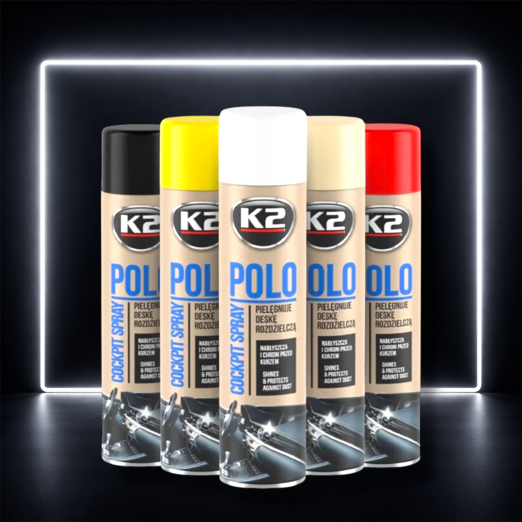 Polo Cockpit Spray – Renovador e Protetor de Plásticos Interior