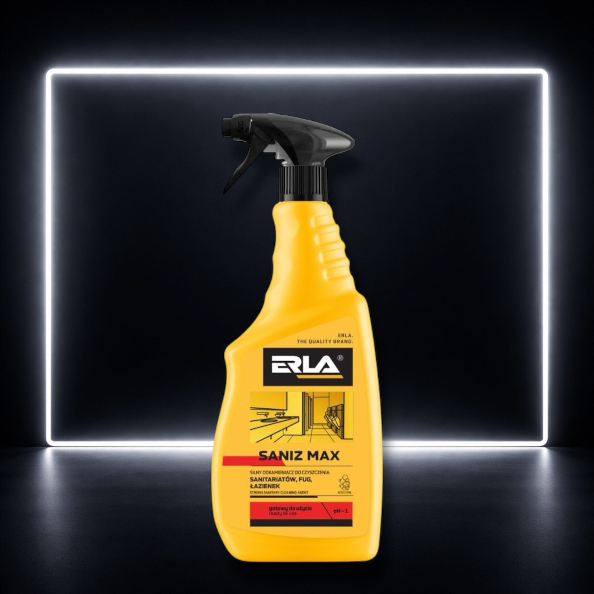 ERLA SANIZ MAX 750ml – Remove Calcário, Ferrugem e Sujidade Difícil em Segundos
