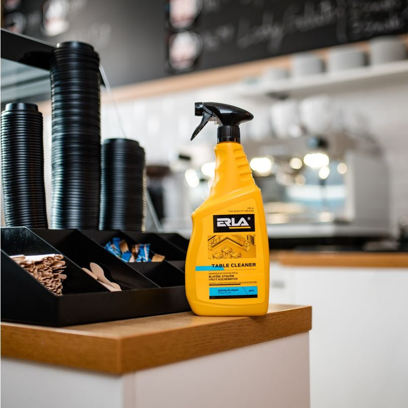ERLA TABLE CLEANER 750ml – Limpeza Rápida Profissional para Mesas e Superfícies (Sem Marcas)