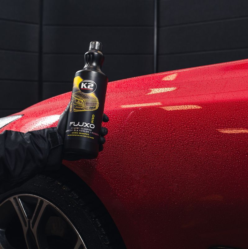K2 Fluxo Pro 1L – Champô Ácido Profissional para Automóveis