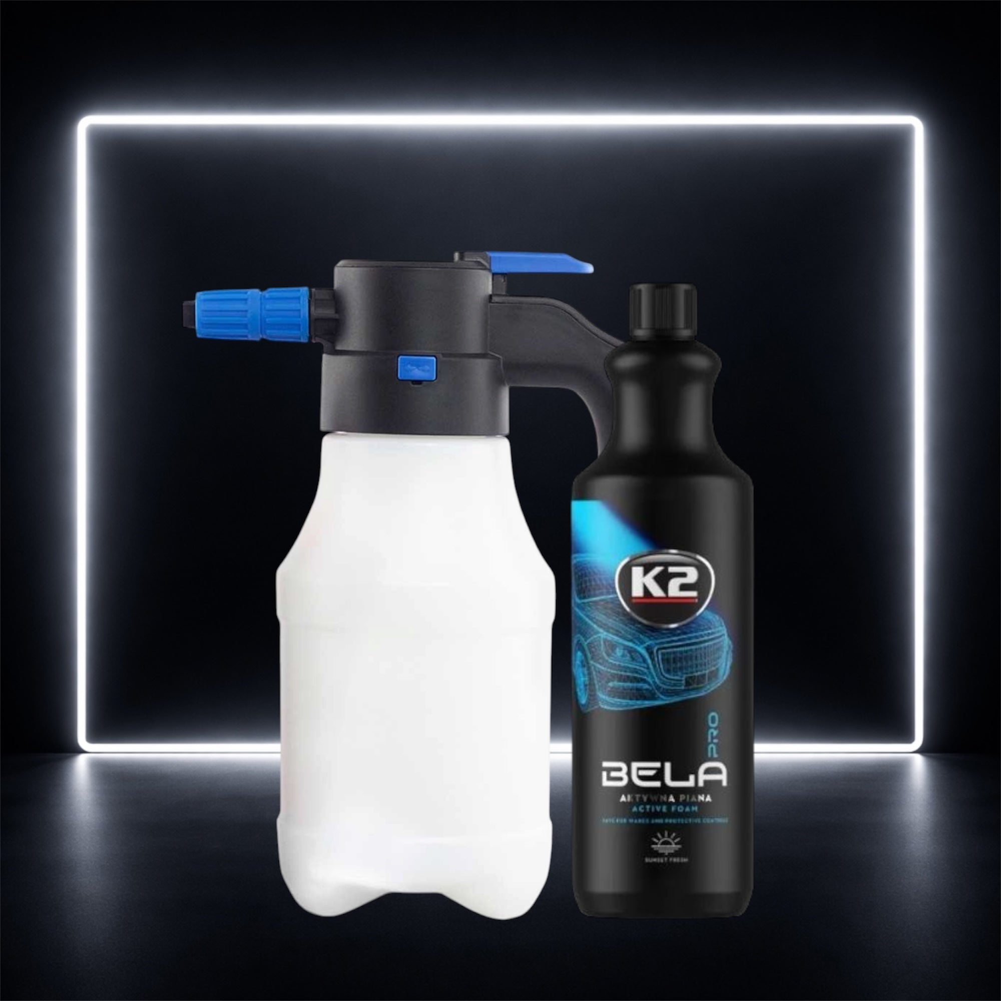 Kit Foamer Elétrico Pro + Bela Pro K2 – Pré-Lavagem Profissional