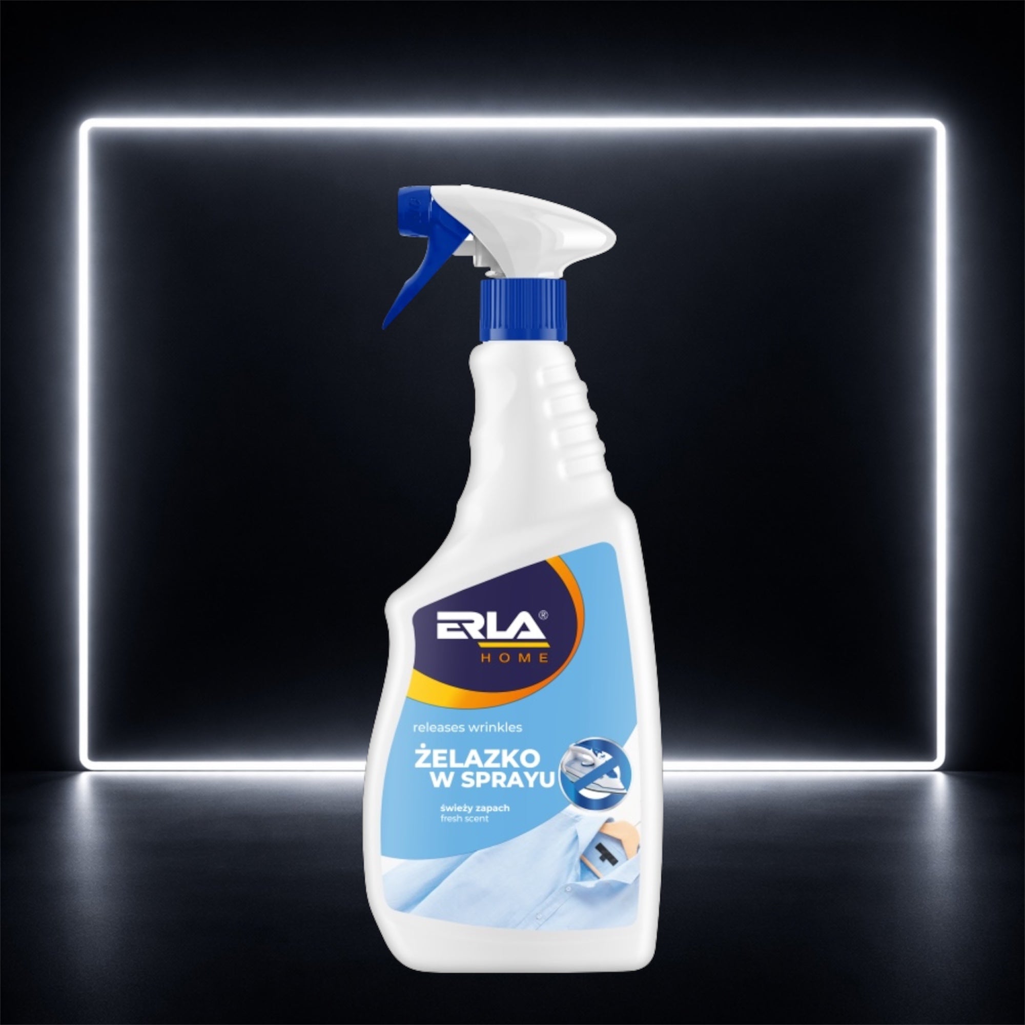 ERLA Ironing Spray 750 ml – Roupa Lisa e Pronta a Usar em Minutos