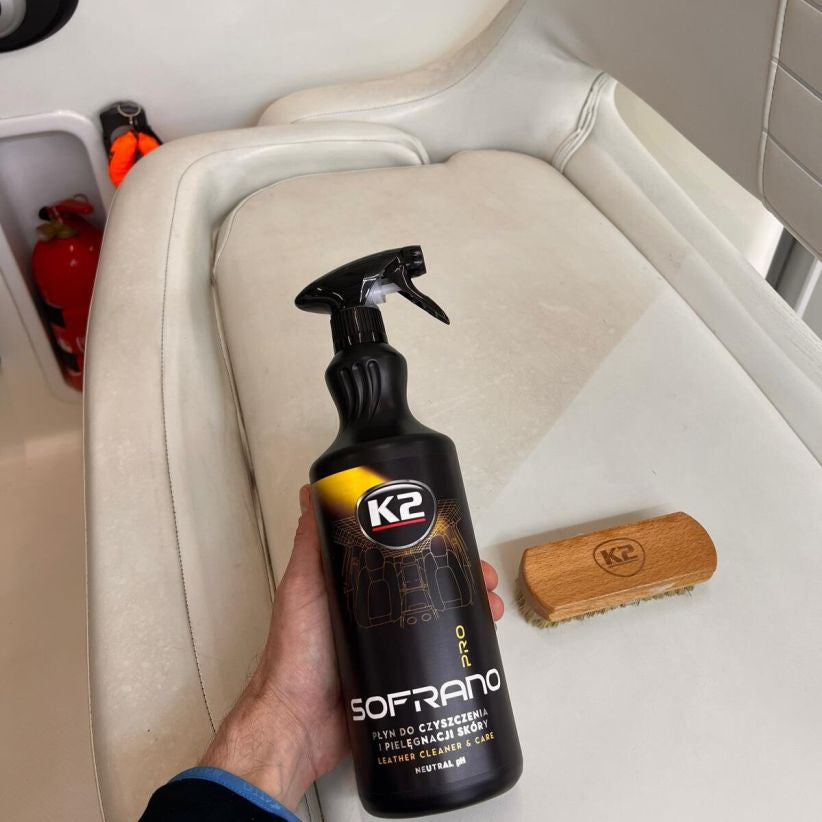 K2 Sofrano Pro 1L – Limpeza e Proteção para Couro | pH Neutro
