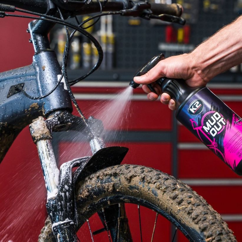 K2 MUD OUT 1L – Limpeza Profissional para Bicicletas e Motas de Cross