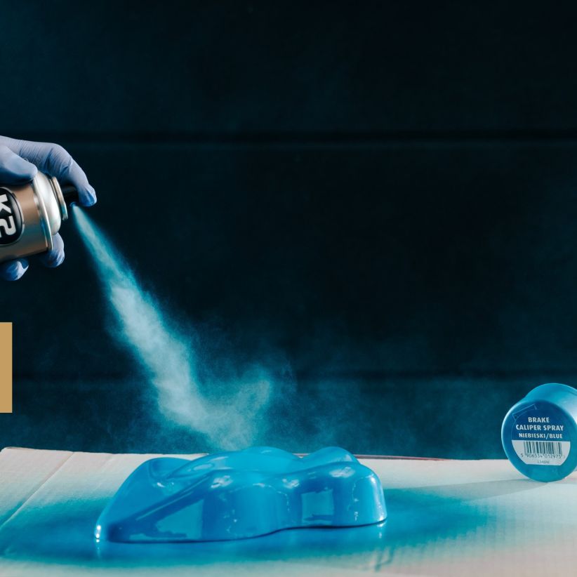 Tinta em Spray Azul para Pinças de Travão | Brilho e Resistência | 400ml