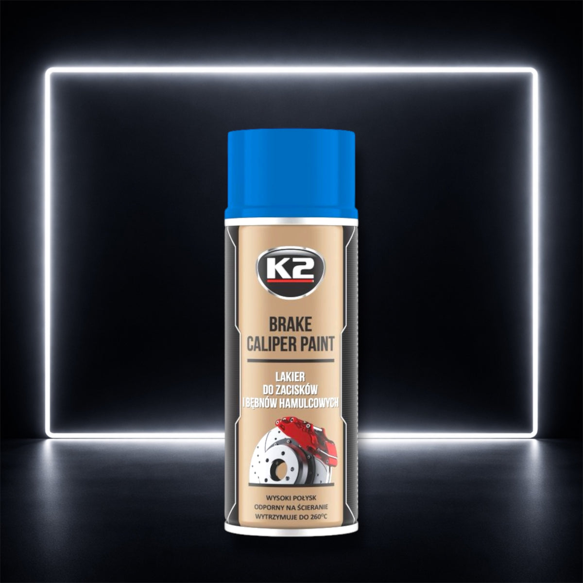 Tinta em Spray Azul para Pinças de Travão | Brilho e Resistência | 400ml