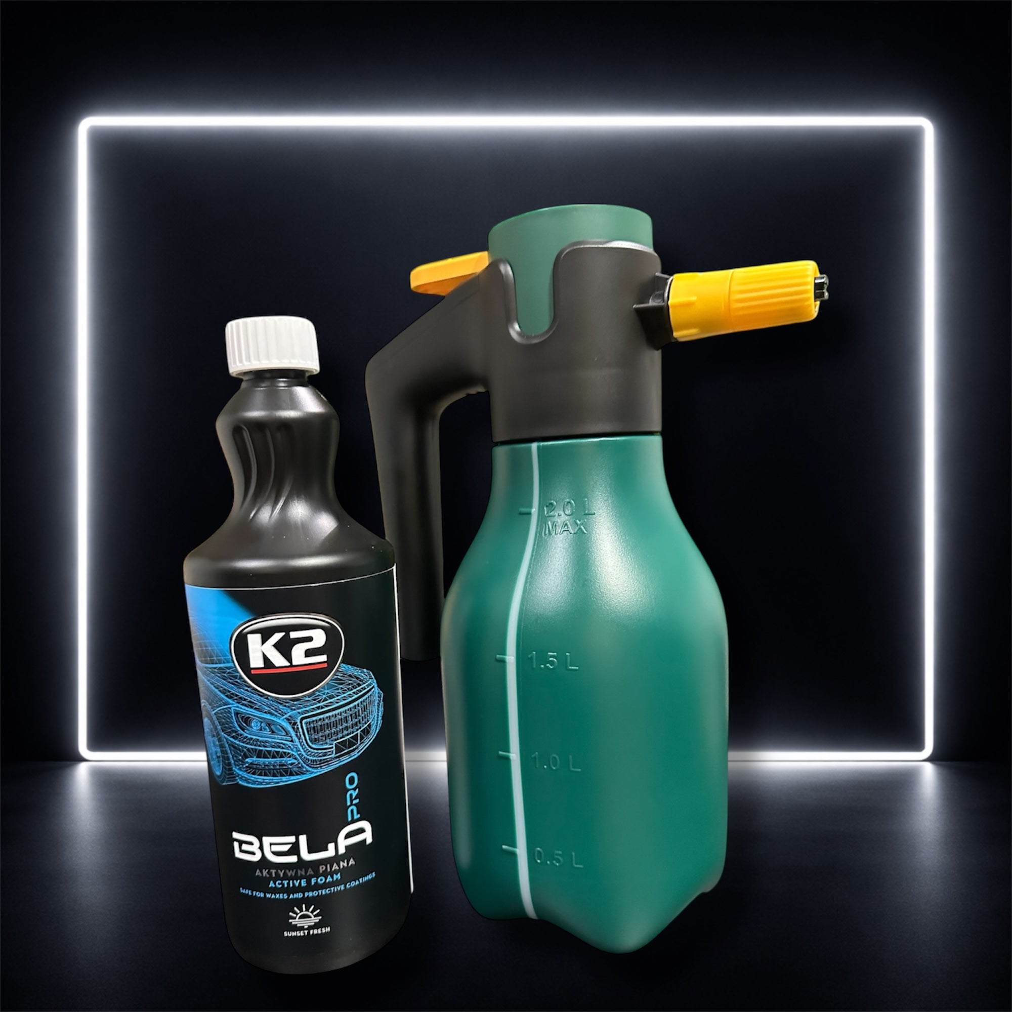 KIT FOAM PRO – Pistola Elétrica + K2 BELA PRO 1L