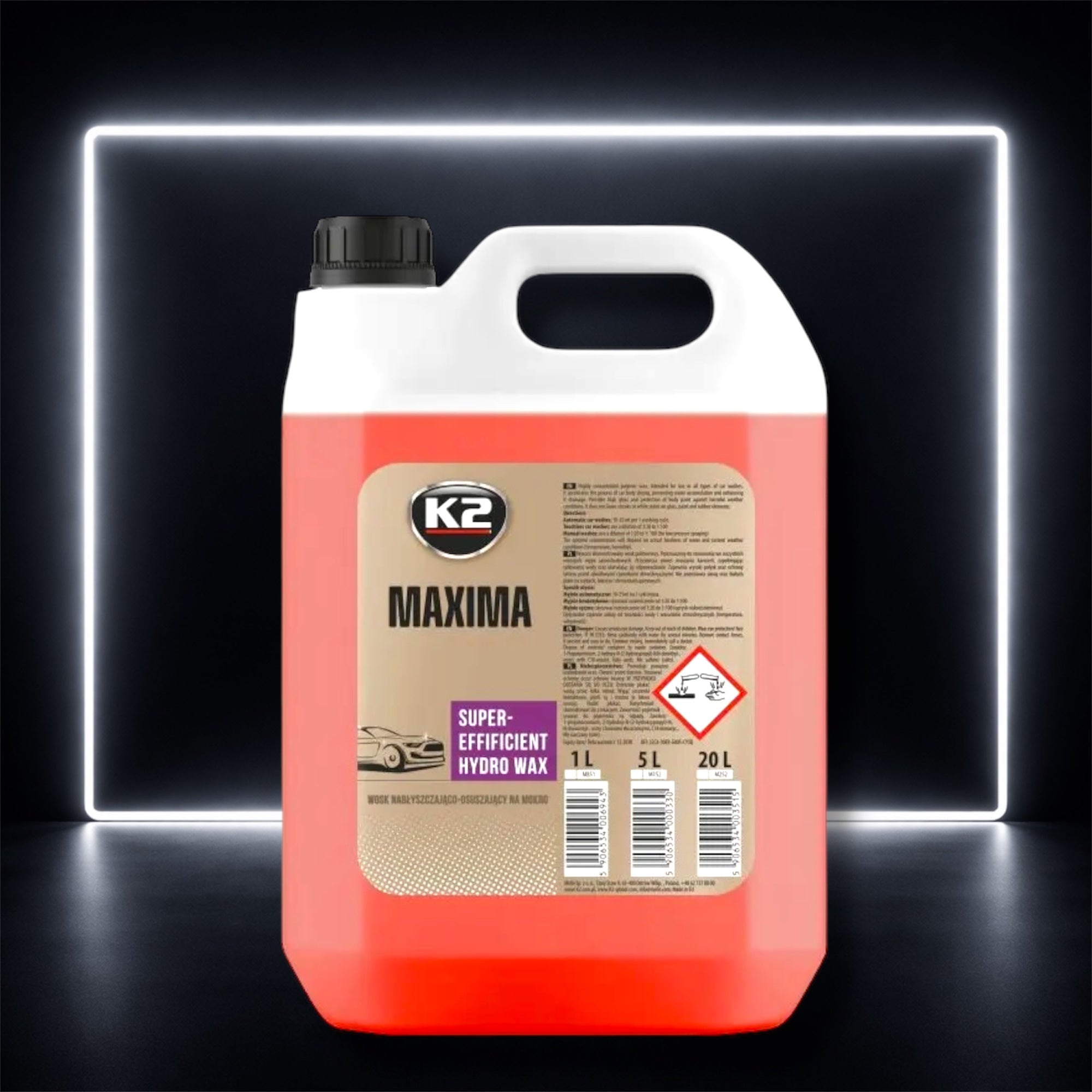 K2 Máxima 5L – Brilho Instantâneo e Proteção Invisível