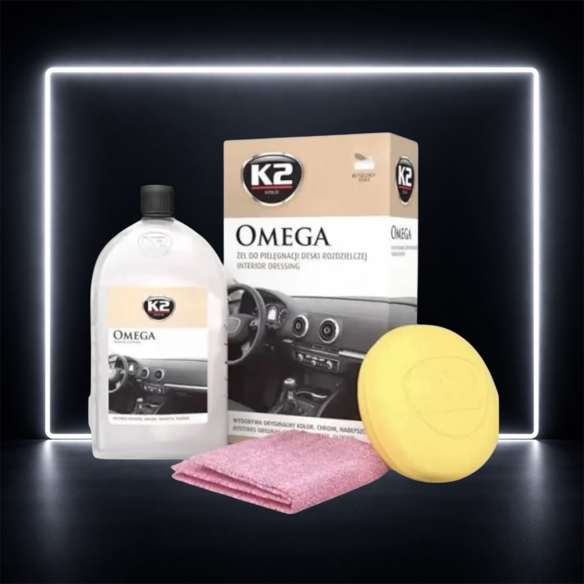 KIT OMEGA - RESTAURADOR & PROTETOR DE PLASTICOS INTERIOR