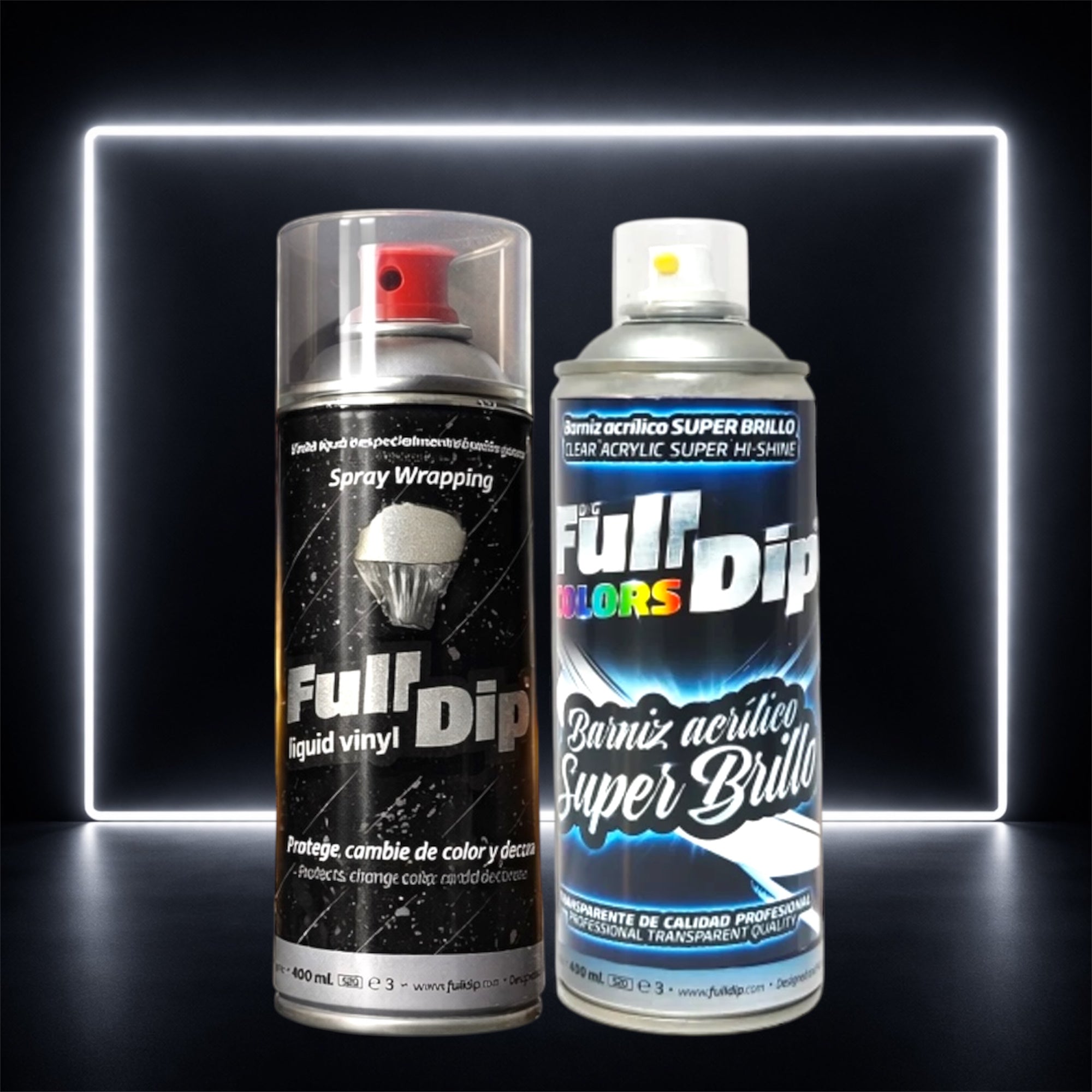 Spray Fumado com Brilho para Faróis – Efeito Escurecido Profissional Full Dip + Verniz