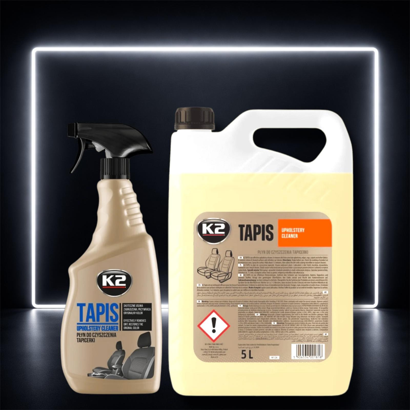 K2 TAPIS - limpa estofos e têxteis