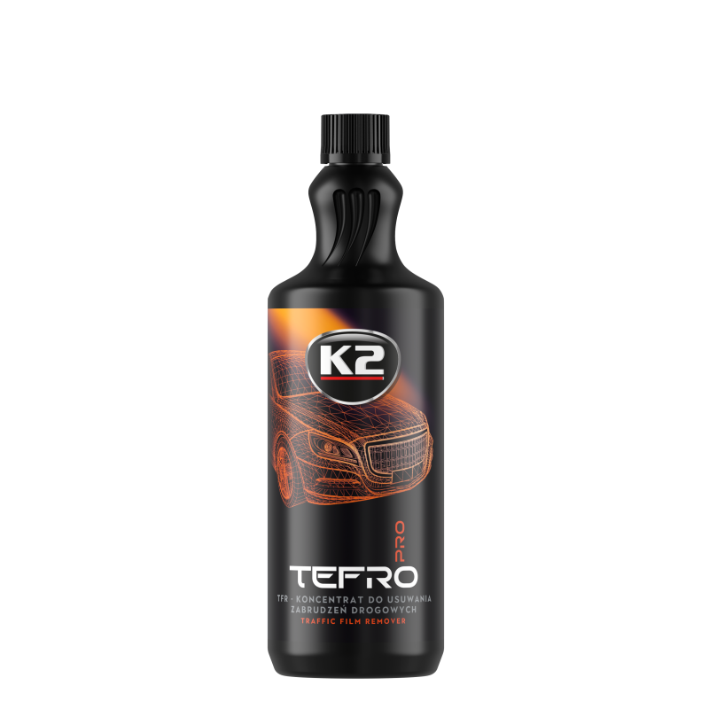 K2 TEFRO PRO 1L – Desengordurante e Pré-Lavagem Profissional para Limpeza Automóvel