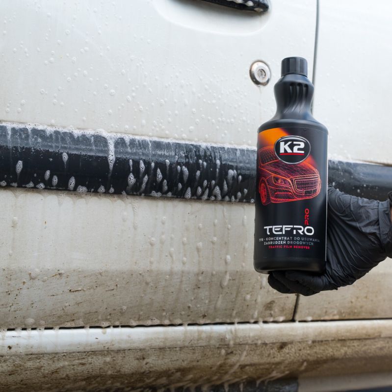 K2 TEFRO PRO 1L – Desengordurante e Pré-Lavagem Profissional para Limpeza Automóvel
